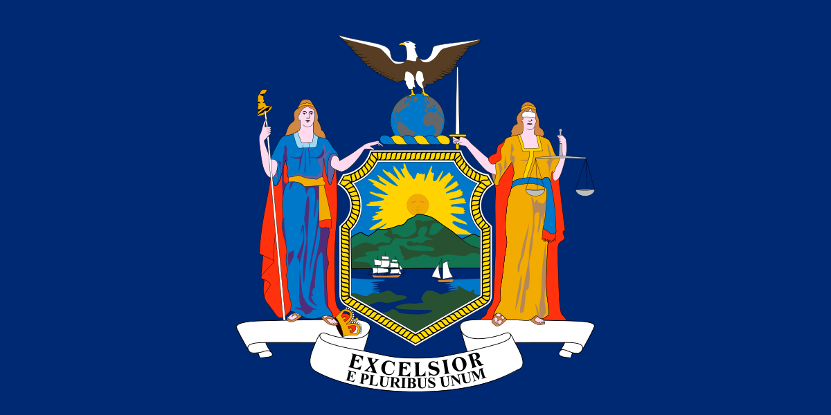 State flag for New York